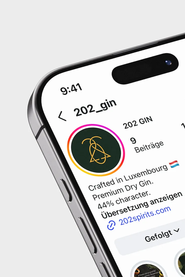 202 Dry GIN instagram page