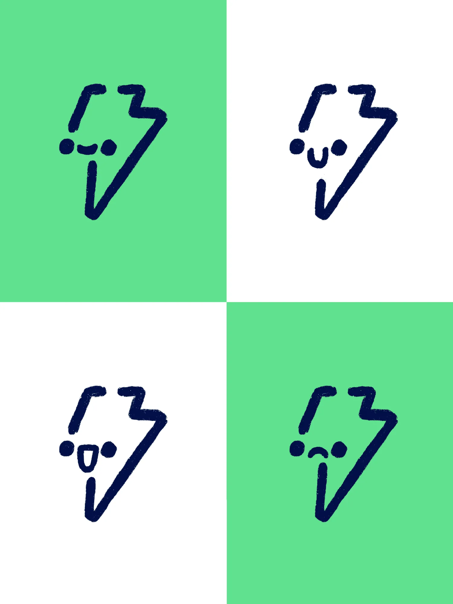 ScooterStop logo character expressions