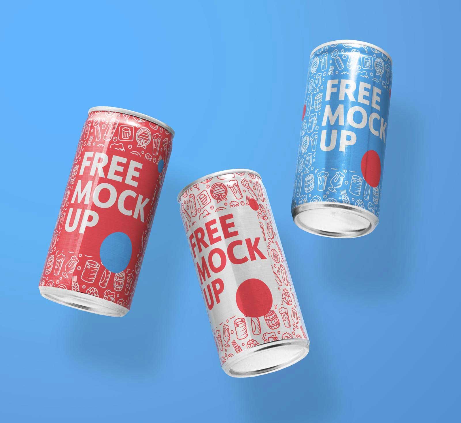 free downlaoad soda drink can mockup psd sachanati