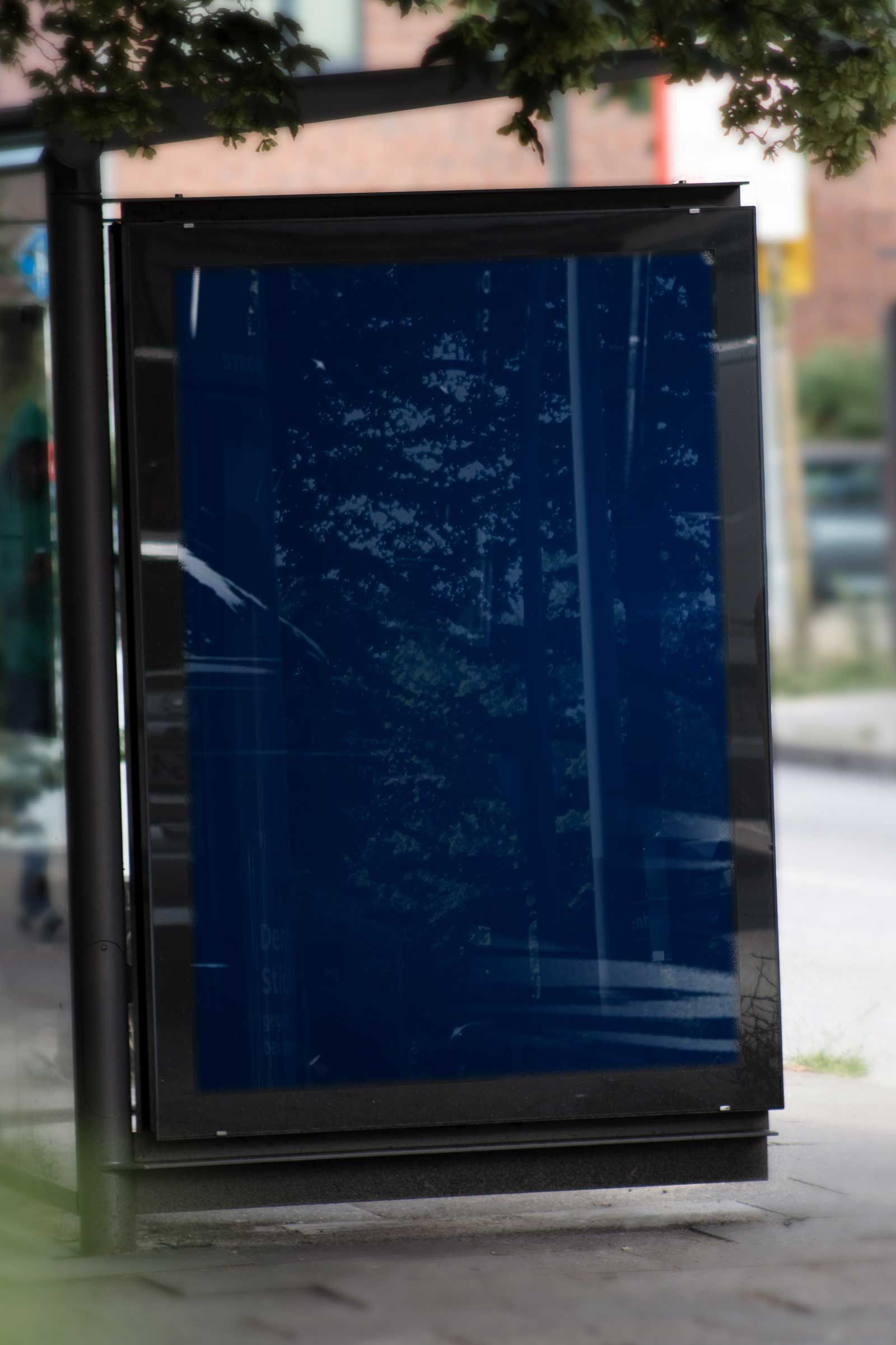 free busstop billboard mockup